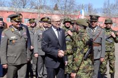 Class of March 2023 takes oath of enlistment, Minister Vučević attends