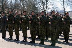 Class of March 2023 takes oath of enlistment, Minister Vučević attends