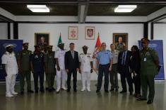 Nigerian National Defence College delegation visits Defence University  