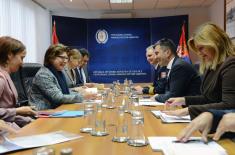 Minister of Defence meets Head of UNDP Office in Serbia