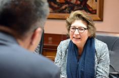Sastanak ministra odbrane sa šeficom Kancelarije UNDP u Srbiji