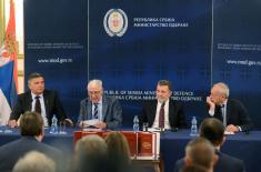 President Vučić Attends Presentation of Collection of Works of Milorad Ekmečić in Central Military Club