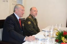 Minister of Defence meets CSTO Secretary General 