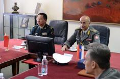 Poseta kineske delegacije Ministarstvu odbrane