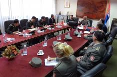 Poseta kineske delegacije Ministarstvu odbrane