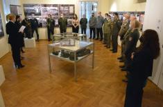Foreign military representatives visit the exhibition “War Image of Serbia in the Second World War, 1941–1945”