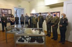 Foreign military representatives visit the exhibition “War Image of Serbia in the Second World War, 1941–1945”