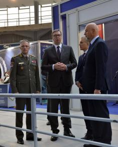 President Vučić Opened 10th International Exhibition of Arms and Military Equipment “PARTNER 2021”