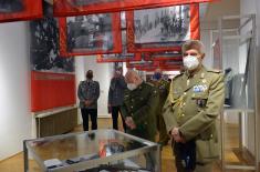 Foreign military representatives visit the exhibition “War Image of Serbia in the Second World War, 1941–1945”