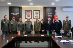 Hungarian Ministry of Defence delegations visit Serbia