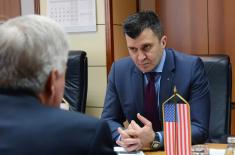 Meeting of the Minister of Defence with the US Ambassador