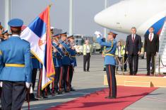 Ceremonial welcome for the Minister of Defence of the Russian Federation  