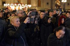 Concert of cadets of the Military Academy at Republic Square