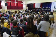 Performance of Binicki ensemble dedicated to New Belgrade schoolchildren