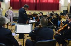 Performance of Binicki ensemble dedicated to New Belgrade schoolchildren