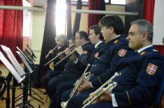 Performance of Binicki ensemble dedicated to New Belgrade schoolchildren