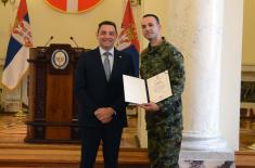 Awards to the members of the Ministry of Defence and the Serbian Armed Forces