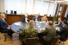 Meeting between Minister Stefanović and managers of defence industry factories