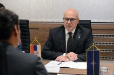 Meeting between Minister Vučević and NATO Deputy Assistant Secretary General