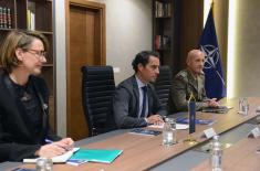 Meeting between Minister Vučević and NATO Deputy Assistant Secretary General