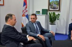  Minister Vulin hosted representatives of the Belarusian SAMI