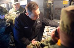 The Minister of Defence Saw in the New Year with the Members of the 250th Rocket Brigade