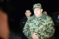 The Minister of Defence Saw in the New Year with the Members of the 250th Rocket Brigade