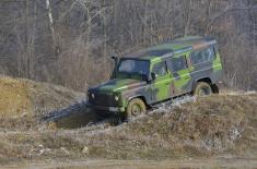 Training in off-road vehicle driving completed