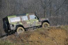 Training in off-road vehicle driving completed