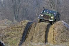 Training in off-road vehicle driving completed