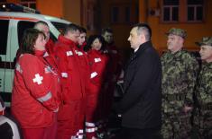 Minister Vulin Visited Military Medical Emergency Centre