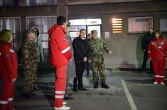 Minister Vulin Visited Military Medical Emergency Centre