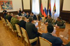 Sastanak sa delegacijom ministarstava odbrane Ruske Federacije i Republike Belorusije