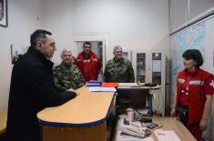 Minister Vulin Visited Military Medical Emergency Centre