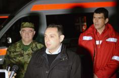 Minister Vulin Visited Military Medical Emergency Centre