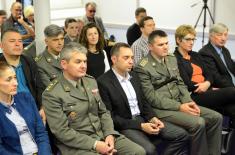 Minister Vulin at the promotion of the book "Serbs, American War Heroes"