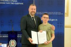 Uručene nagrade pobednicima konkursa „Naš vojnik, naš heroj“