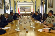 Meeting between Minister Stefanović and representatives of Indonesian Armed Forces Strategic Intelligence Agency