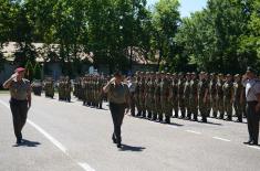 Taking the military oath