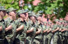 Taking the military oath