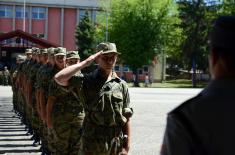 Taking the military oath