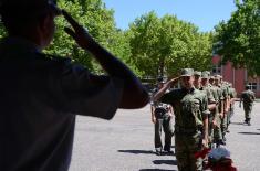 Taking the military oath