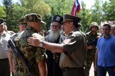 Taking the military oath