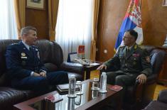 General Mojsilović and Woltersa talks at the General Staff of the Serbian Armed Forces