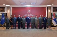 General Mojsilović and Woltersa talks at the General Staff of the Serbian Armed Forces