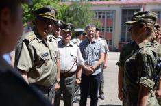 Taking the military oath