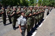 Taking the military oath