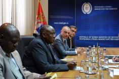 Minister of Defense meets Minister of State for Veteran Affairs of Uganda