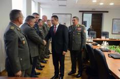 Minister Vulin visits General Staff