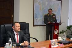 Minister Vulin visits General Staff